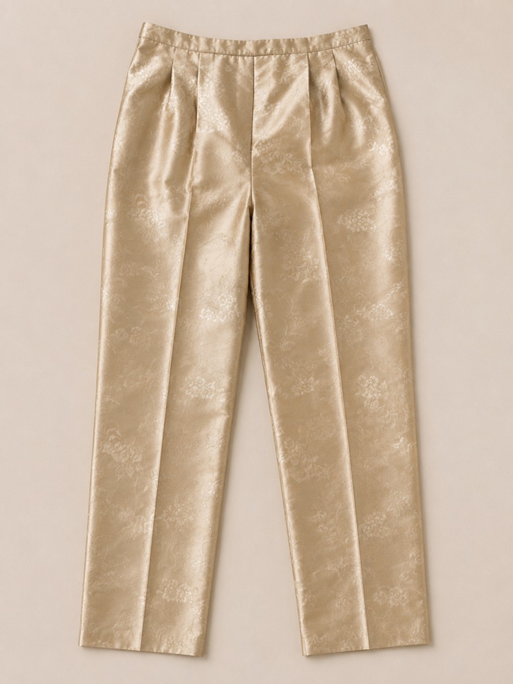 Kate Hill Gold Straight Leg Pants